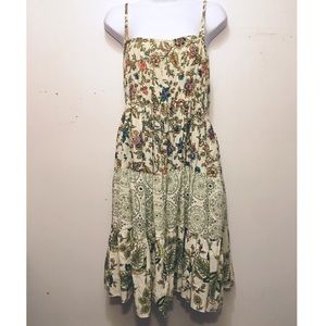 Boho Floral Strap Dress